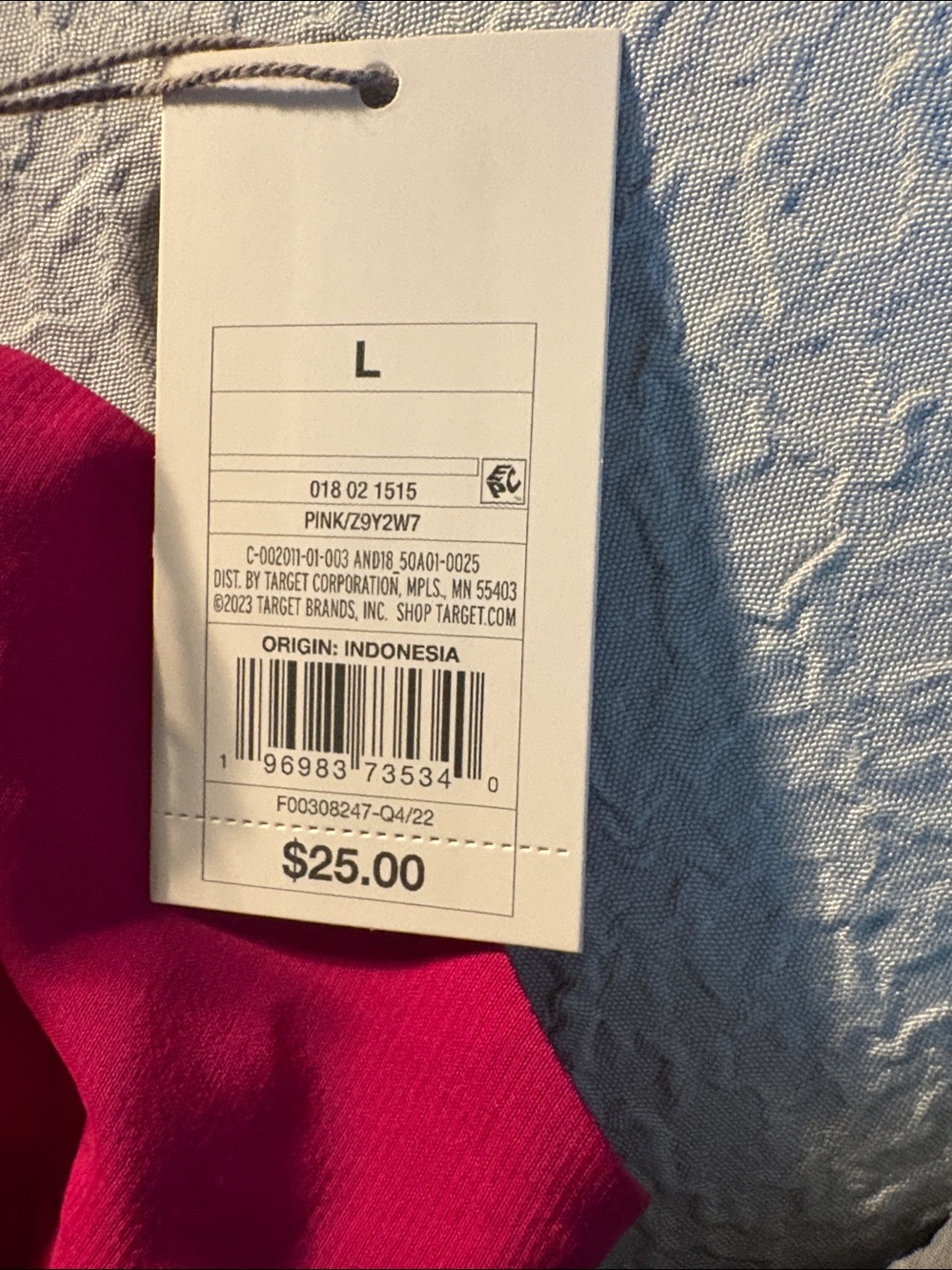 a new day Hot Pink Short Sleeve Button-Down Shirt - Picture 12 of 12
